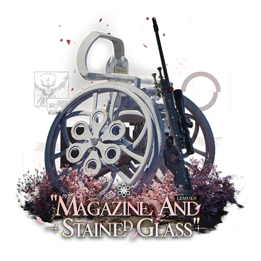 'Magazine and Stained Glass'